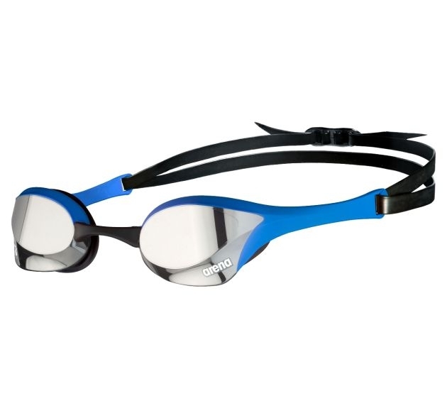 ARENA COBRA ULTRA SWIPE 鏡面泳鏡 （銀藍色）