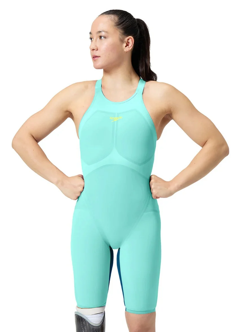  Fastskin LZR Pure Valor 2.0 女子競賽級開背連體及膝泳衣 湖水綠 Openback Light Blue
