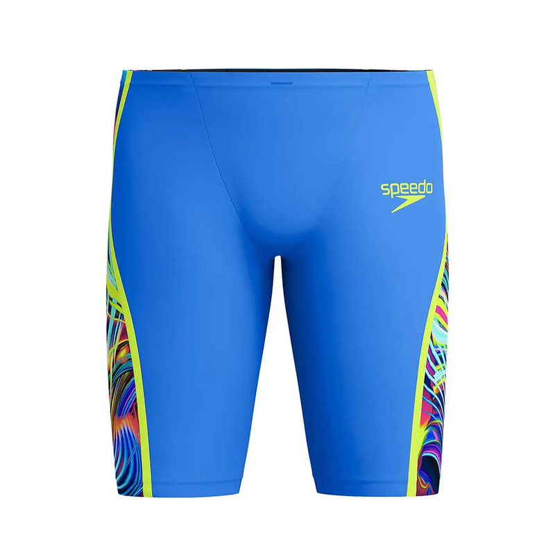 FASTSKIN LZR PURE INTENT 2.0 男子競賽級及膝泳褲 藍色花  Dark Blue