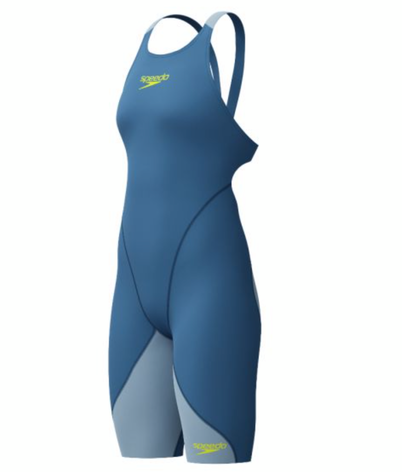 Fastskin Lzr Ignite 小童 (6-14 歲) 競賽級連體及膝泳衣  賽衣Blue Grey 