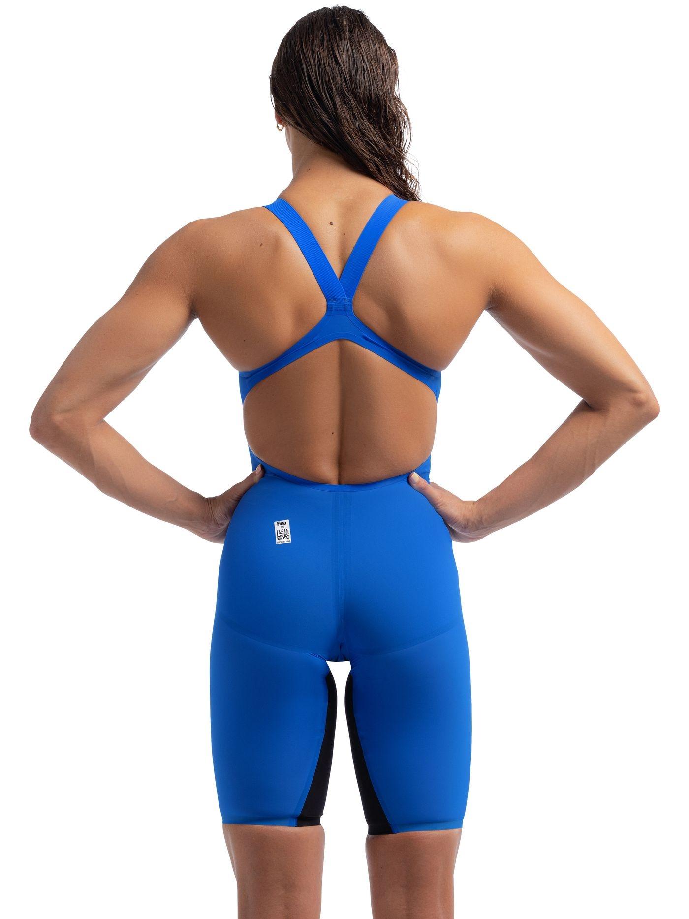 Speedo Fastskin Pure Valor 2.0 Openback Kneeskin - Cobalt Pop_Black
